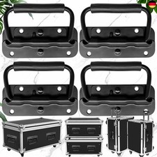 Brateuanoii 4 Stück Klappgriffe, Hardware Boxen Griff, Gefederter Kistengriff, 