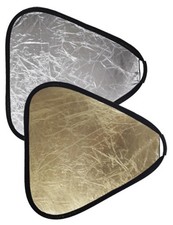 ayex Faltreflektor dreieckig 2 in 1 Studioreflektor 80cm Ø 32"
