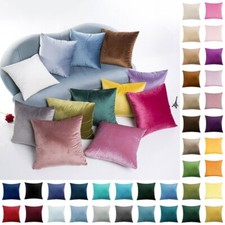 DE Plüsch Samt Kissenhülle