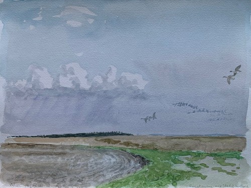 Aquarell karl adser - karl, 1912-1995