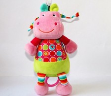 ♫♪ Baby Club Pferd bunt Nilpferd Spieluhr "Guter Mond, du gehst so .. C&A (T125)