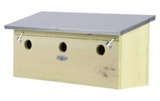 Esschert Design Nistkasten Spatzenvilla, 3 Kästen, Vogelhaus, Spatzenhaus, NK85