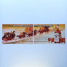 1975 Jim Beam Whisky Western Werbung Werbeanzeige Reklame Advertising