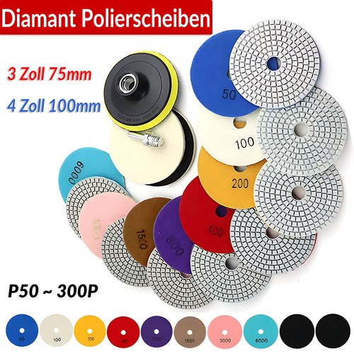 Diamant polierscheiben klett - polierscheiben,