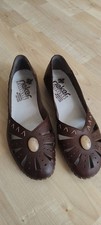 Rieker Anti-Stress Ballerina Schuhe Leder Damen Schuhe braun  EU 37