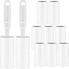Fusselrolle 10 Rollen (Je 60 Blatt) Mit 2 Abroller, Fusselrolle Tierhaare Extra 