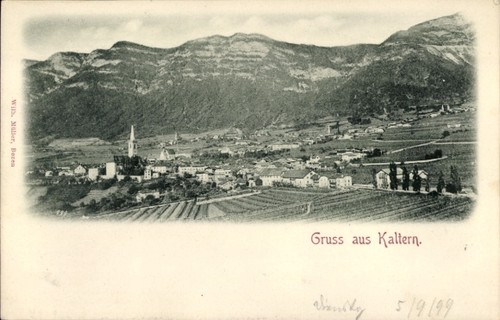 Kaltern der weinstraße - ak,
