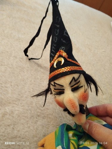 Kersa handpuppe zauberer - kersa, zauberer-