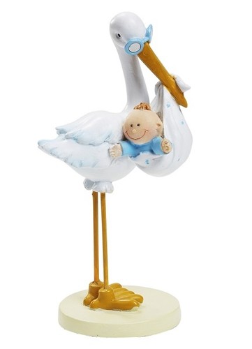 Deko miniatur storch mit - deko,