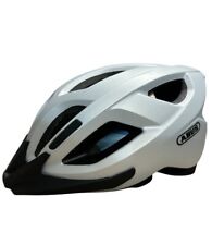 ABUS Aventor Fahrradhelm  Polar White 52-58cm mit Regenponcho