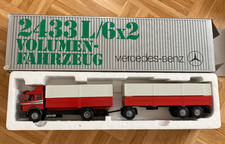 Volumen LKW 1729 Mercedes Benz 2433L 6x2  in OVP von NZG 1:43