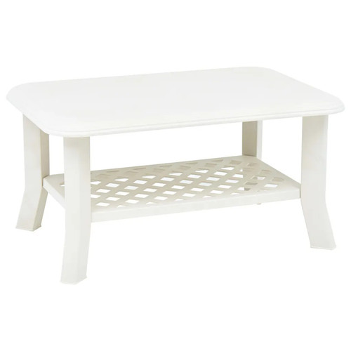Couchtisch weiß 90x60x46 - weiß,