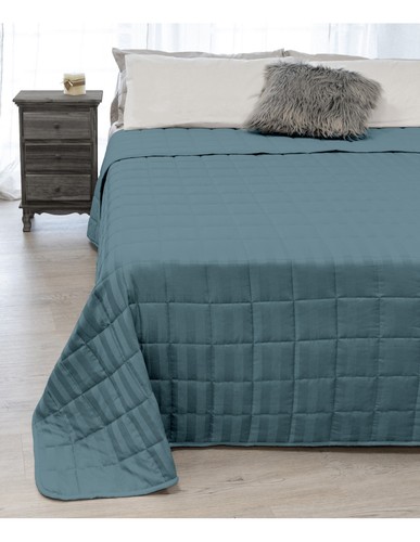 Gesteppte tagesdecke aus satin - aus,
