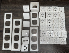 Gira Fläche Alt, Reinweiß, 62mm, Gebraucht