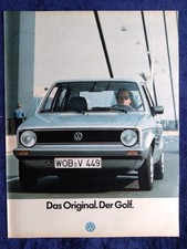 VW Golf 1, Originale Werbung