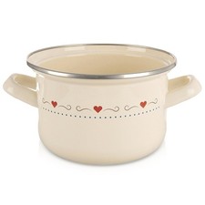 Topf Emailliert Creme TONCA