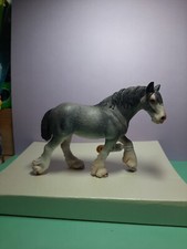Schleich 13291 Clydesdale Stute – mit Fahne, Kaltblut, Horse Club aus Sammlung 