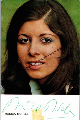 Original autogramm monica - autogramm,