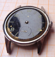 Ältere Handaufzug Armbanduhr Blum Werk AS 1130 gangbar PG