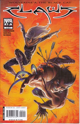Wolverine and black - wolverine, claws