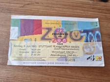 U2 Zooropa-Tour 93 Ticket /