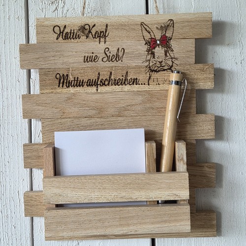 Notizzettelhalter wandhänger - notizzettelhalter,