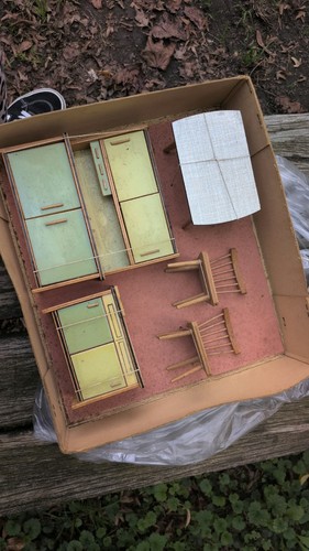Puppenhaus küche 50er - puppenhaus, 50er/60er