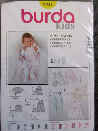 Burda kids 9831 baby - kids,