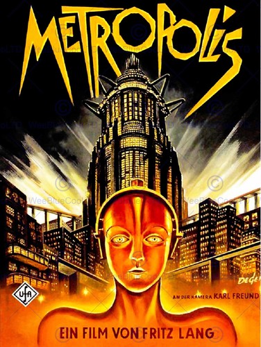 Vintage film movie metropolis - film,