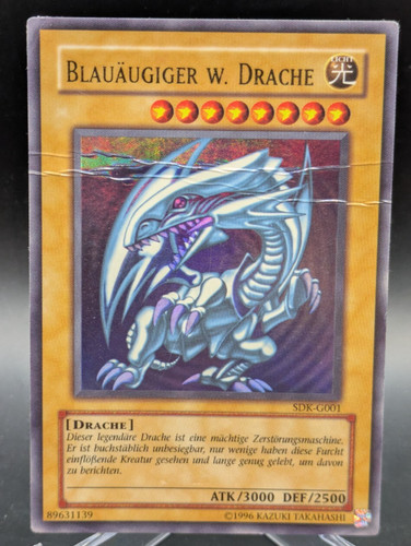 Blue eyes white dragon - white,