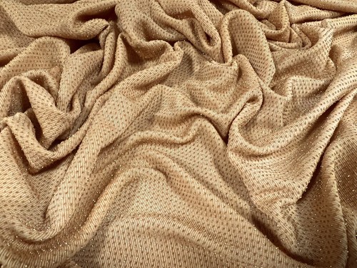 Metallic slinky spandex - metallic,