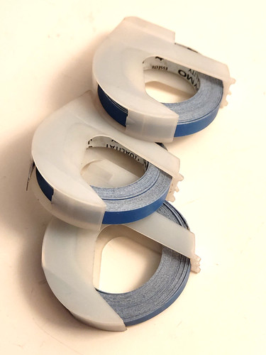 Dymo prägebänder 6mm 3m - 3x,