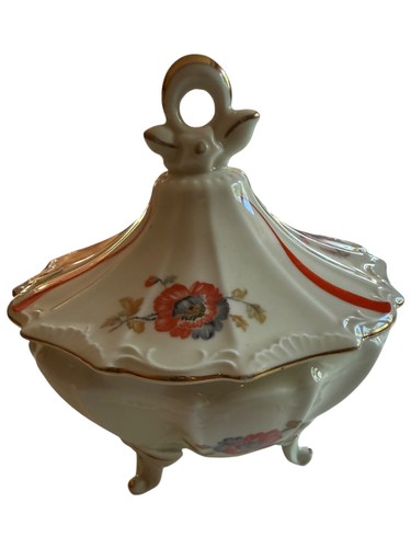 Porzellan dose mit deckel - porzellan,