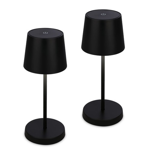 Akku led tischleuchte 2er - led,