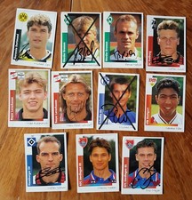 DIVERSE, Panini Fussball 96, 1 Bild aussuchen, original Autogramme HSV, MSV 1860