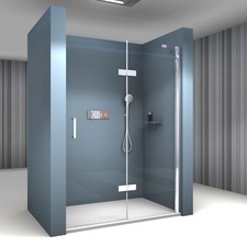 Nischendusche Drehtür