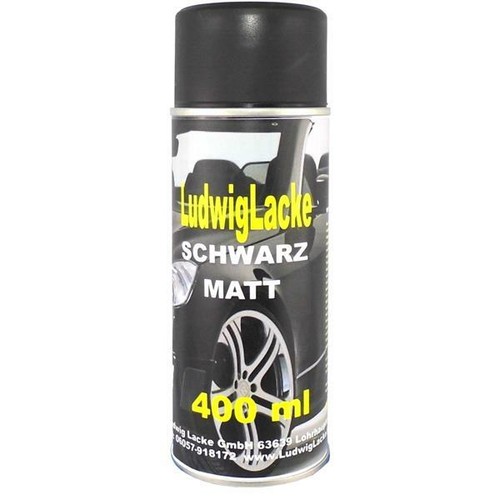 Schwarz matt spraydose - schwarz, 1