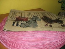 6 Platzdeckchen Hunde Pudel Tischschoner