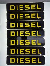 Alte Diesel Glasscheibe für alte Diesel Zapfsäule 50er Jahre