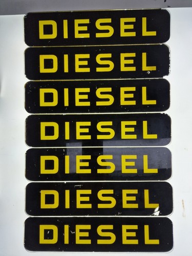 Alte diesel glasscheibe - glasscheibe, für
