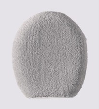 WC-Deckelbezug grau 47 x 50 cm Kleine Wolke Badgarnitur hellgrau Gr. 5 P890