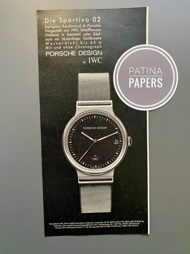 1991 iwc porsche design - porsche,