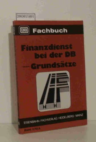Finanzdienst bei der - ,