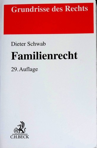 Familienrecht grundrisse des - familienrecht.,