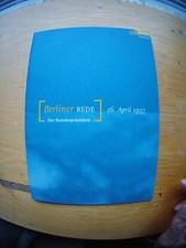 Berliner Rede - Bundespräsident Roman Herzog im Hotel Adlon am 26. 04. 1997 -31S