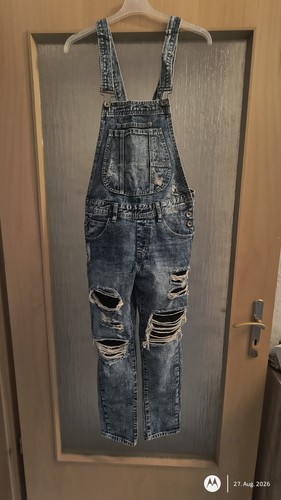 Latzhose jeans mash m - jeans,