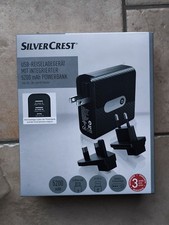 USB REISELADEGERÄT MIT INTEGRIERTER POWERBANK EU UK USA Stecker 5200mAH