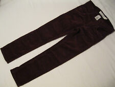 Ungefütterte, verstellbare Cord-Hose in Weinrot von "H&M L.O.G.G." in Größe 116