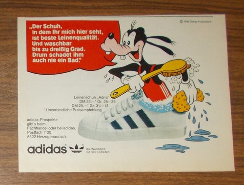 Seltene werbung vintage adidas - werbung,
