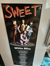 THE SWEET Songtext Poster -White Mice- NEU UK